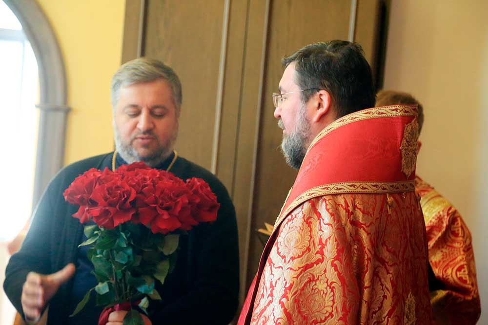 В кафедральном соборе Бобруйска прошла литургия в честь 19-й годовщины архиерейской хиротонии епископа Серафима