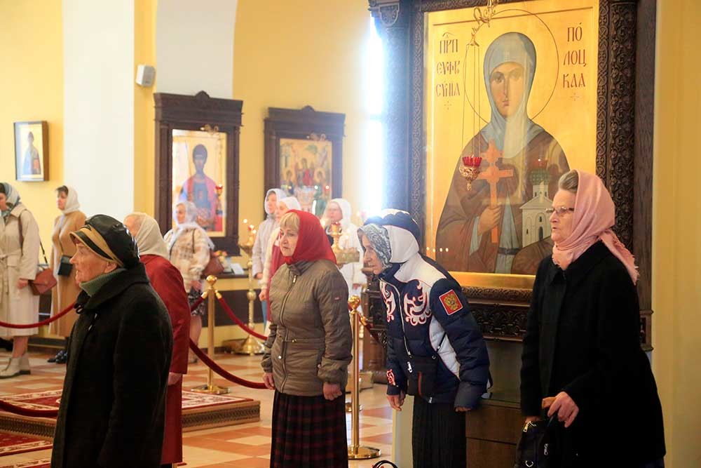 В кафедральном соборе Бобруйска прошла литургия в честь 19-й годовщины архиерейской хиротонии епископа Серафима