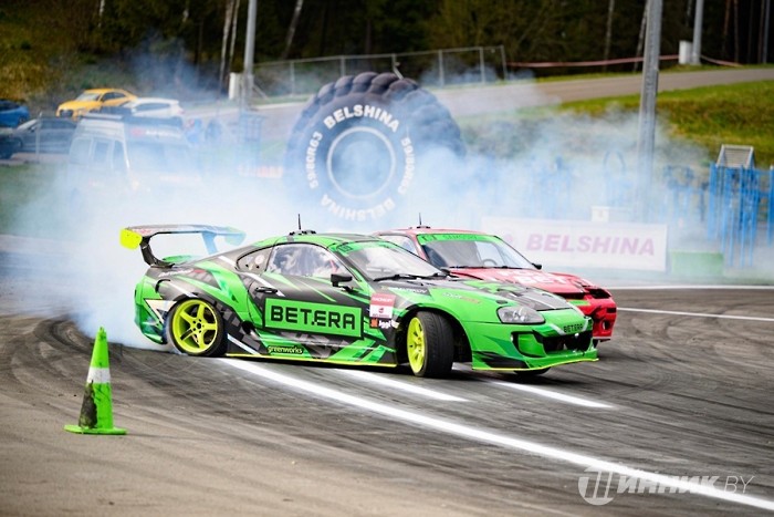 &laquo;Белшина&raquo; стала партнёром чемпионата Беларуси по дрифтингу в Раубичах: 1 этап пройден