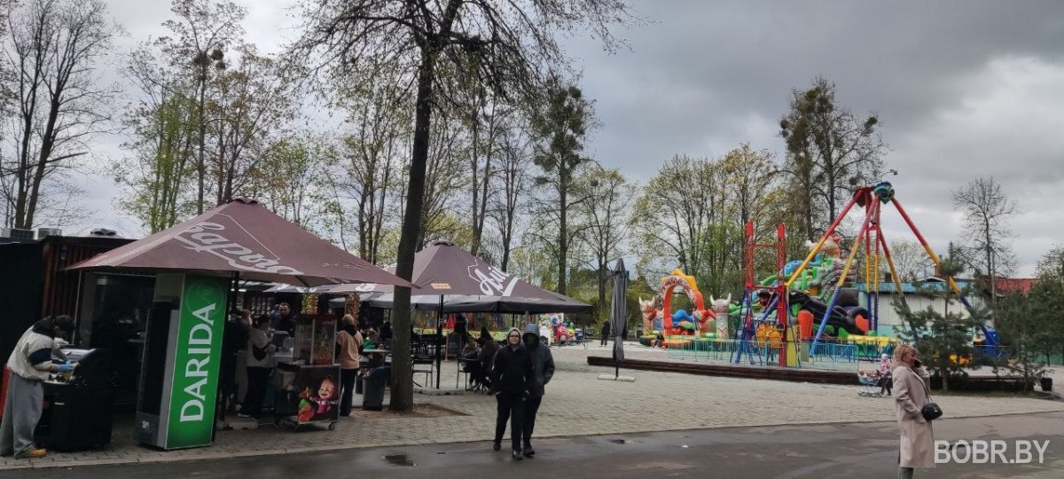 Первомайское открытие весенне-летнего сезона в городском парке Бобруйска