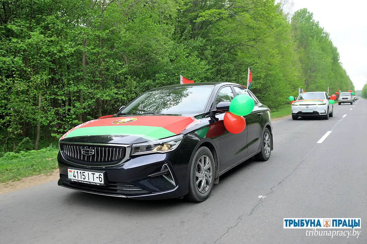 Торжественно и патриотично: Бобруйский район отметил День государственных флага, герба и гимна