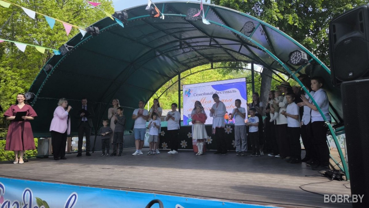 В Бобруйске прошёл 1-й семейный фестиваль &laquo;Моя семья &mdash; моё богатство&raquo; 