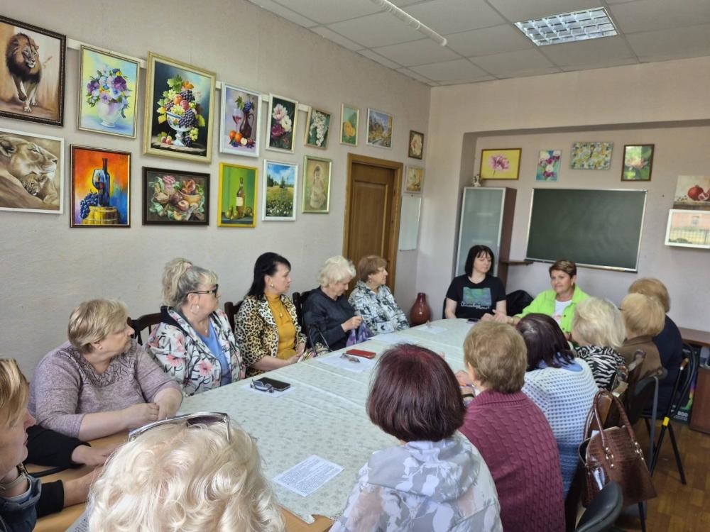 В Бобруйске специалист поликлиники №1 провёл для пенсионеров лекцию по теме &laquo;Факторы удовлетворённости жизнью&raquo; в рамках стратегии &laquo;Активного долголетия&raquo;