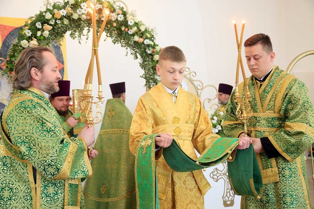 Епископ Бобруйский и Быховский Серафим совершил Божественную литургию в день памяти преподобной Евфросинии Полоцкой