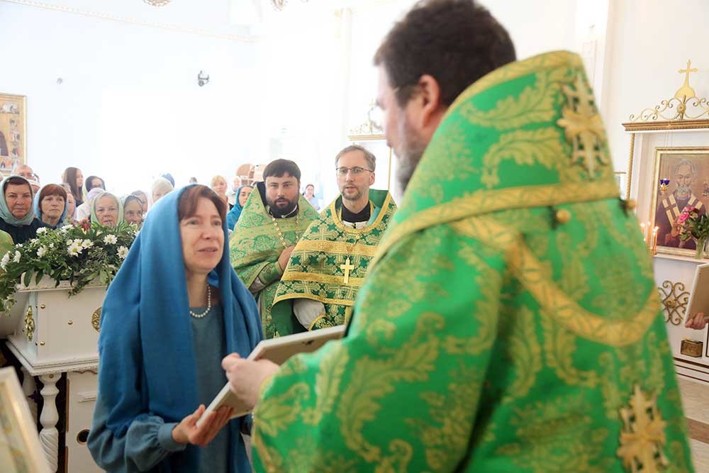 Епископ Бобруйский и Быховский Серафим совершил Божественную литургию в день памяти преподобной Евфросинии Полоцкой