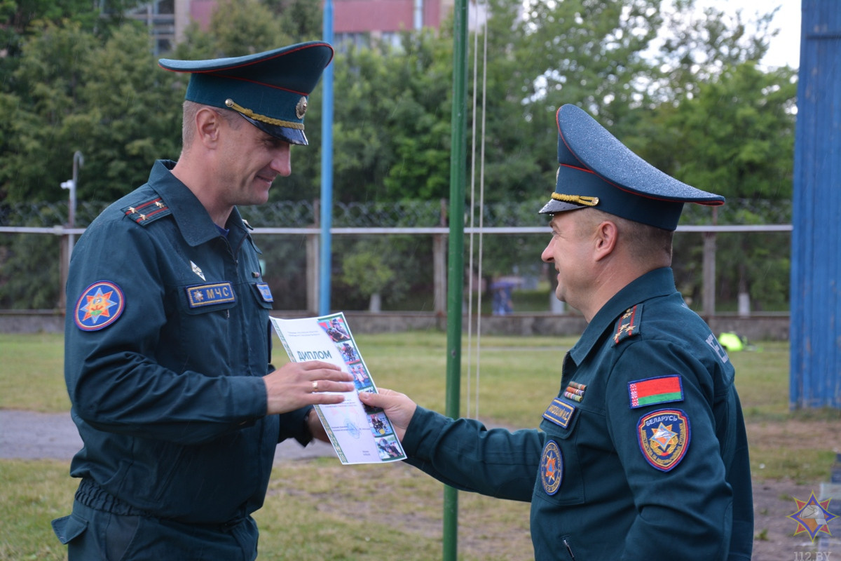 Команда Бобруйского ГРОЧС победила на областных соревнованиях &laquo;Сильнейший пожарный-спасатель&raquo;