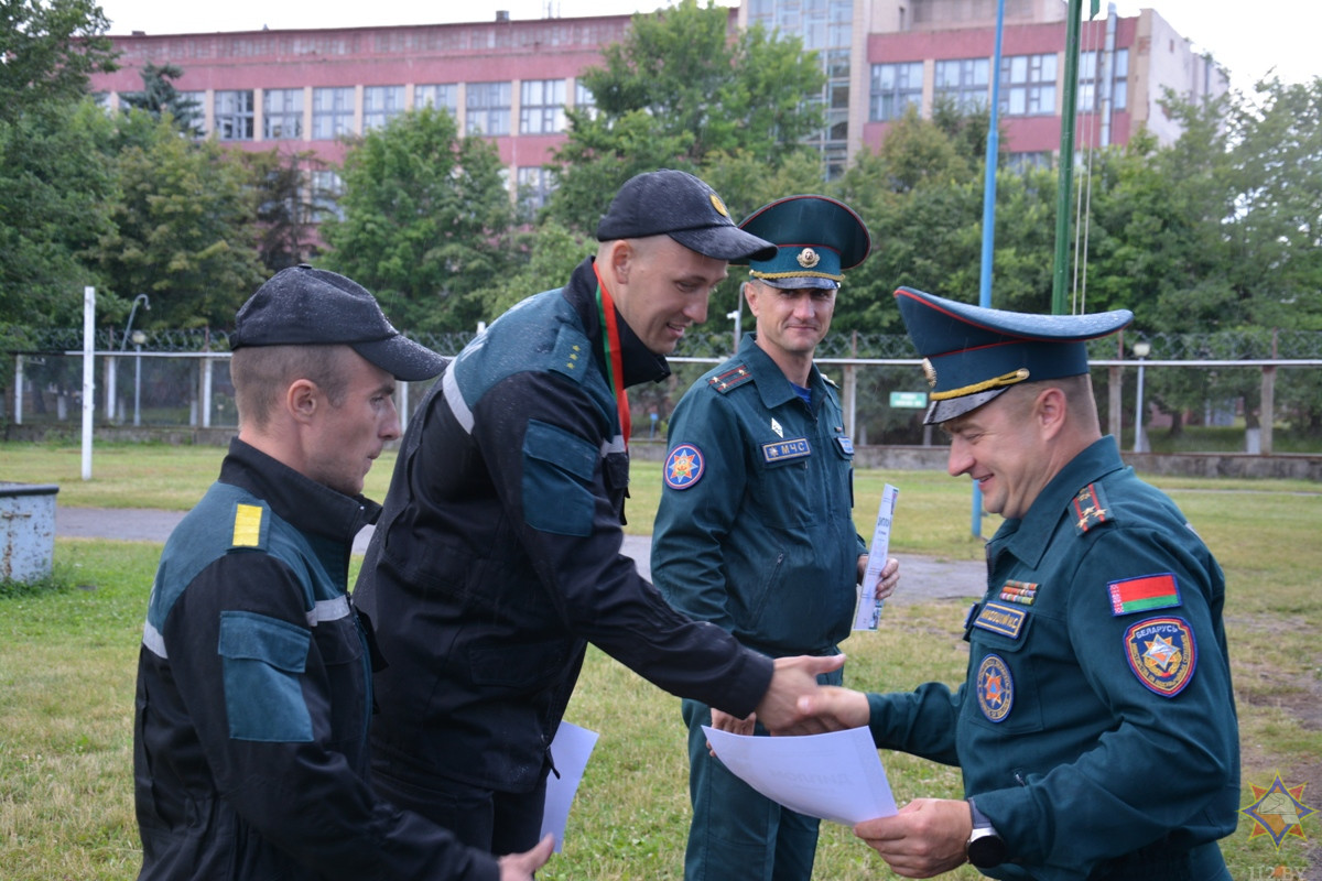 Команда Бобруйского ГРОЧС победила на областных соревнованиях &laquo;Сильнейший пожарный-спасатель&raquo;