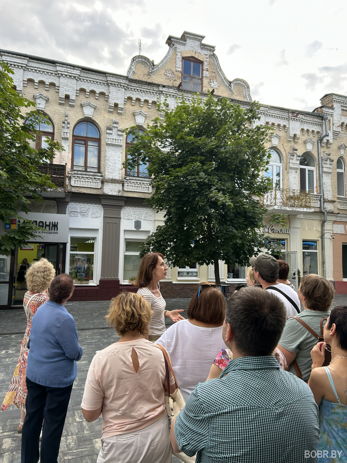 16 июля в Бобруйске прошла экскурсия по памятникам модерна с краеведом Инной Овсейчик