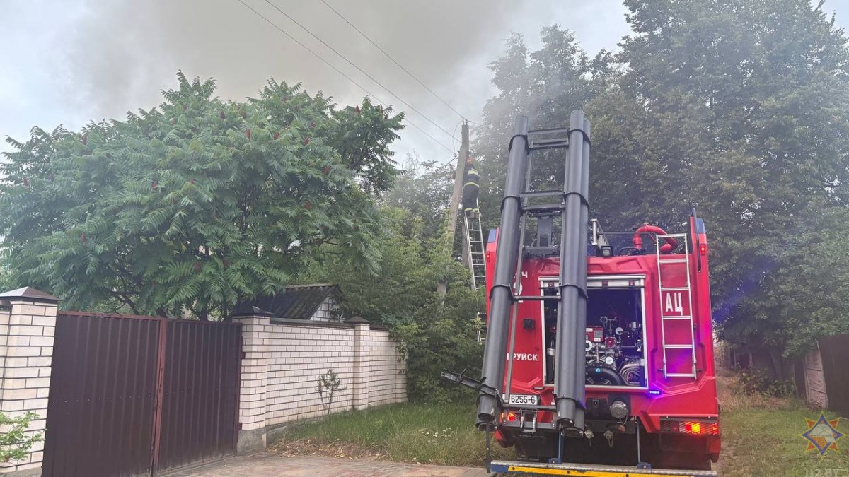 На пожаре в Бобруйске погибла женщина