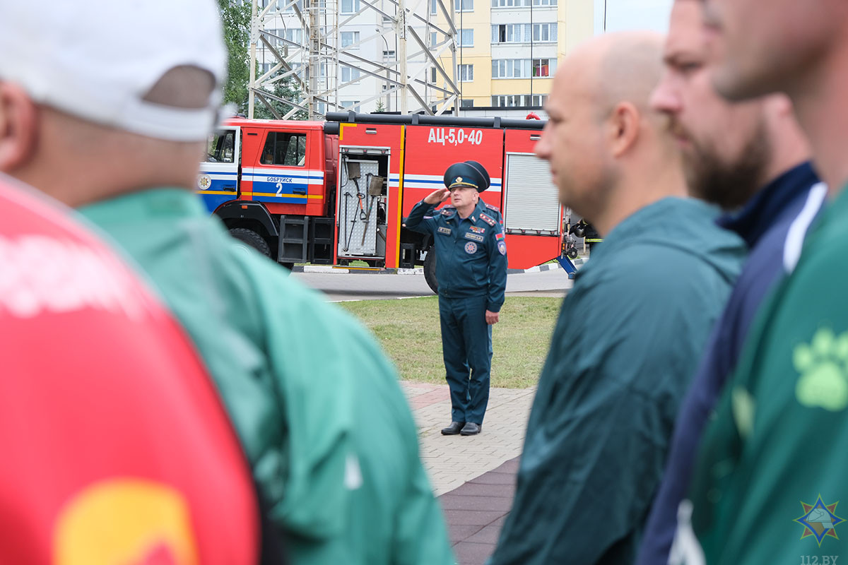 В Бобруйске прошёл турнир по футболу, посвящённый Дню пожарной службы