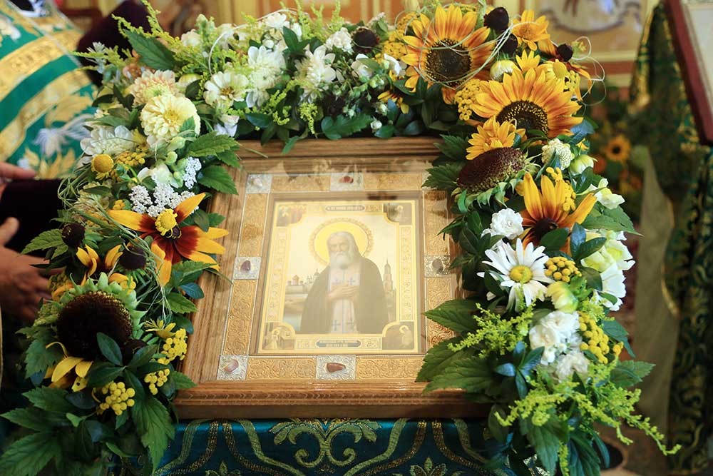 Епископ Бобруйский и Быховский Серафим возглавил престольное торжество в одноимённом храме деревни Осово в день памяти преподобного Серафима Саровского