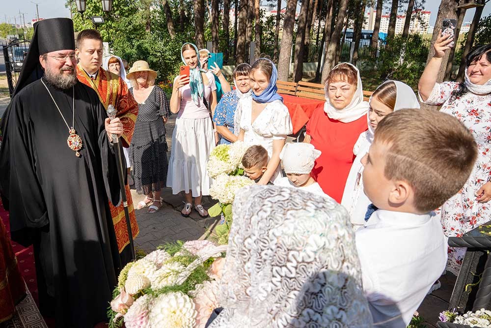 Епископ Бобруйский и Быховский Серафим возглавил престольное торжество в одноимённом храме города Бобруйска в день памяти пророка Илии