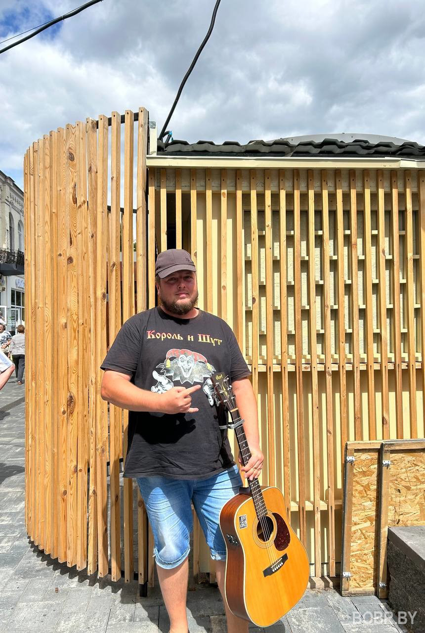 Познакомились с уличными музыкантами Бобруйска 