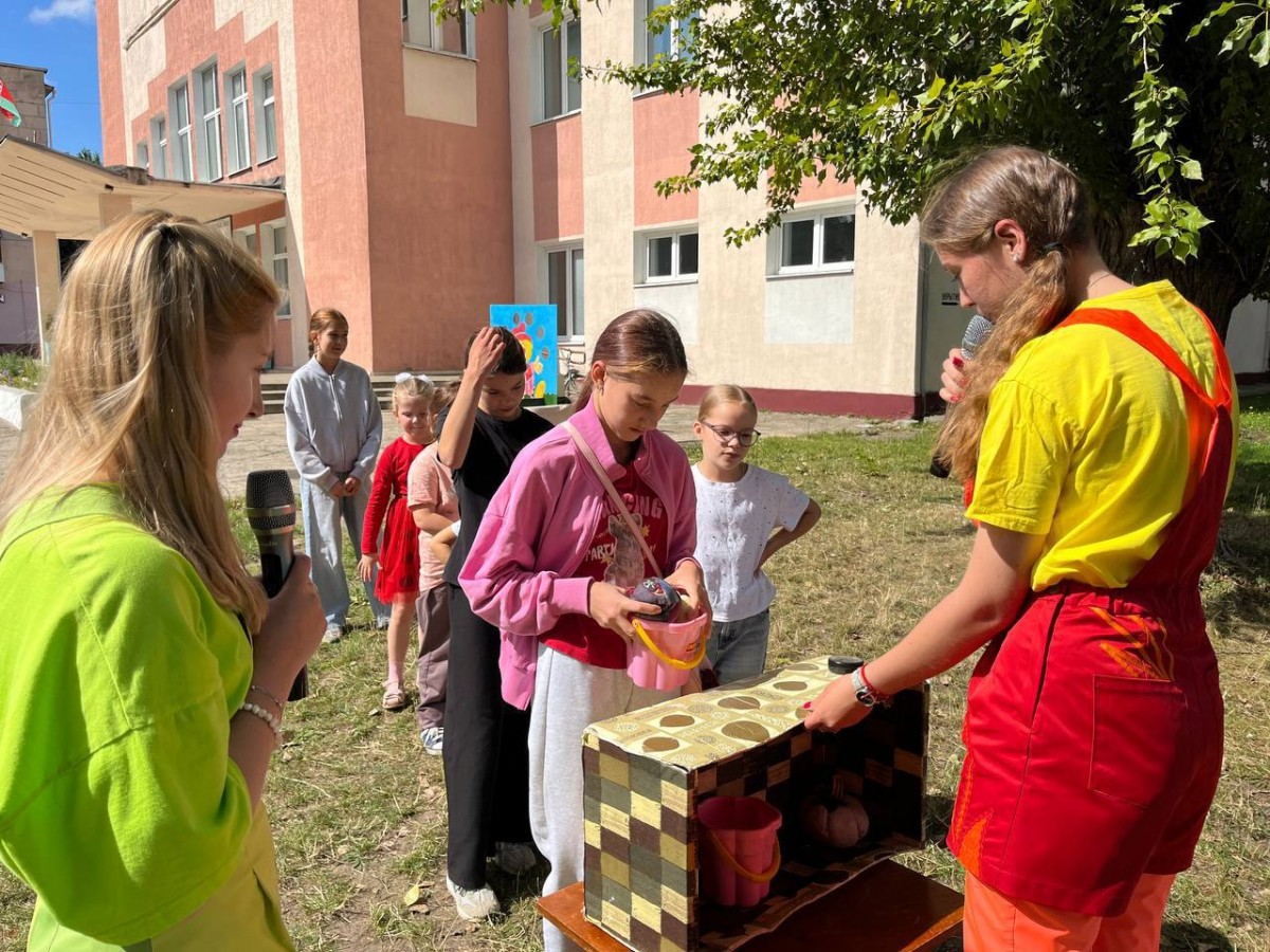 В бобруйском микрорайоне прошла развлекательная программа &laquo;Игры нашего двора&raquo;