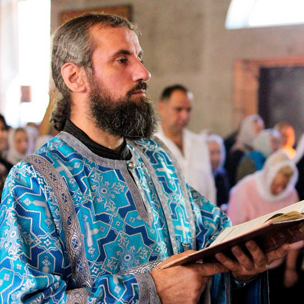 Епископ Бобруйский и Быховский Серафим возглавил Божественную литургию в Прощанской пустыни в честь праздника Спас на Убрусе