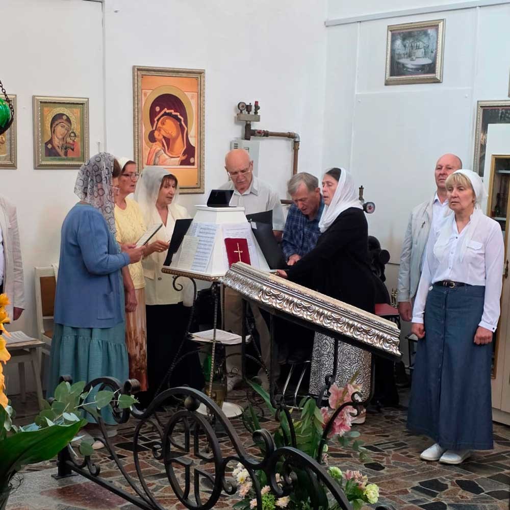 Епископ Бобруйский и Быховский Серафим совершил Божественную литургию в храме Святой Троицы агрогодка Мышковичи в день памяти иконы Божией Матери &laquo;Всецарица&raquo;