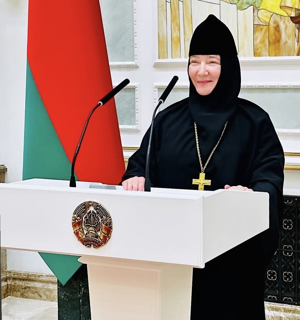 Игумения Бобруйского женского монастыря Святых Жен-Мироносиц Параскева приняла участие во встрече представительниц БСЖ во Дворце Независимости Игумения Бобруйского женского монастыря Святых Жен-Мироносиц Параскева приняла участие во встрече представительниц БСЖ во Дворце Независимости