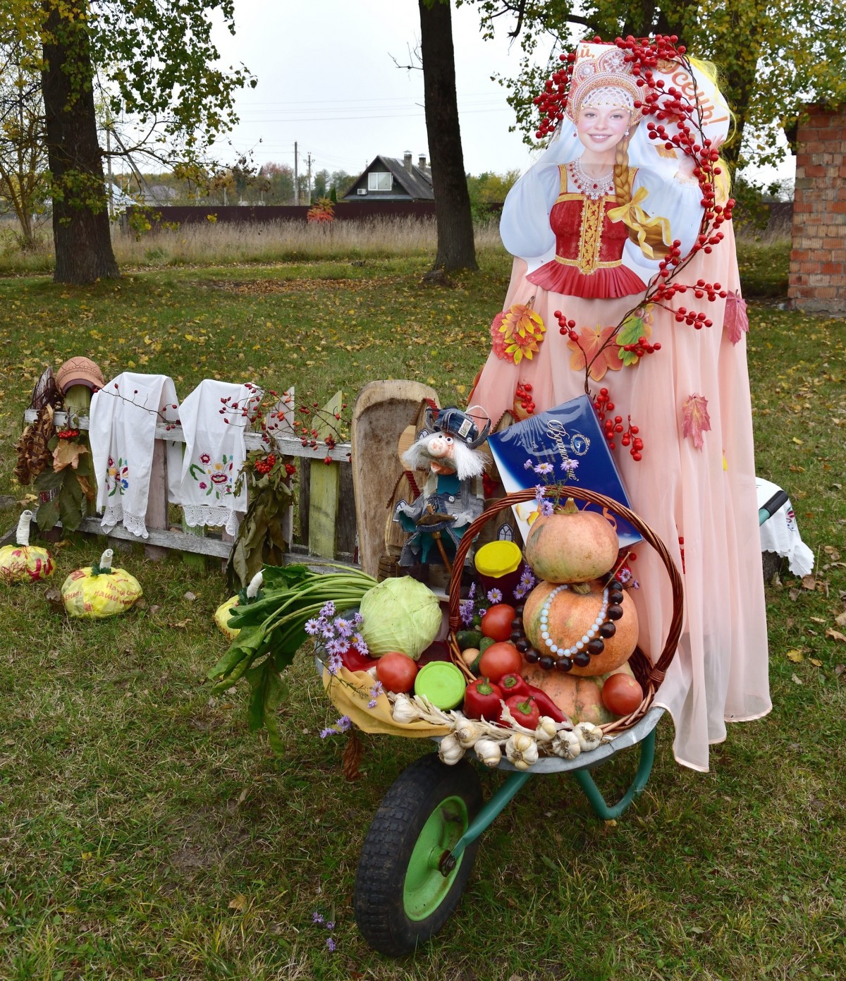 На Бобруйщине в Сычково прошёл День деревни: конкурс садовых тележек и парад урожая