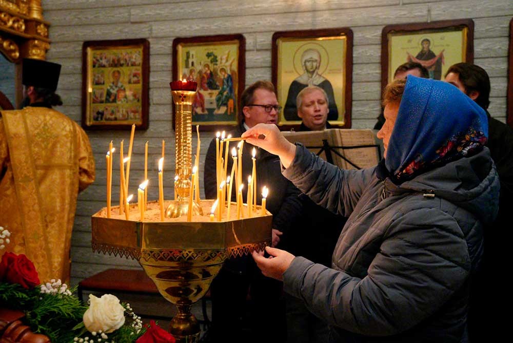 Епископ Бобруйский и Быховский Серафим возглавил Божественную литургию в Храме святителя Николая деревни Вирков Кличевского района