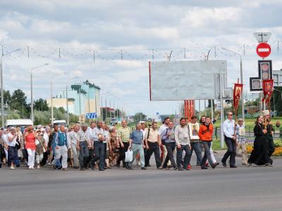 Всебелорусский Крестный ход в Бобруйске 23 июля 2011 года