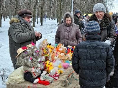 Масленица-2011  в городском парке