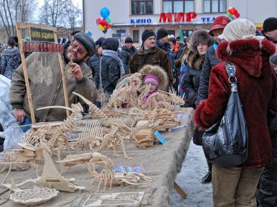 Масленица-2011  в городском парке