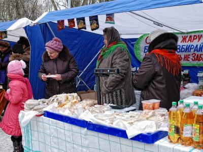 Масленица-2011  в городском парке